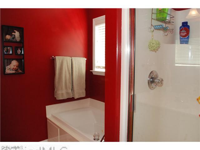 3707 Pointer Court High Point, NC 27265 - Photo 10 of 15 Master Bath/Spa. Jetted tub and separate shower in master bath.