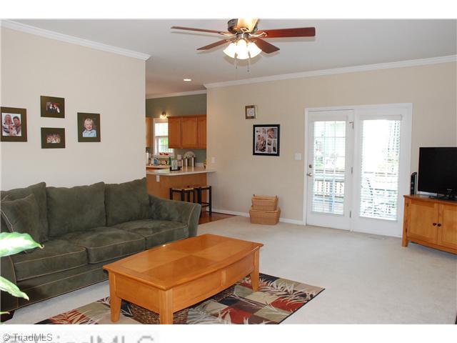 3707 Pointer Court High Point, NC 27265 - Photo 3 of 15 Den/Family/Great Room. Open to the kitchen, the great room will be the hub of your new home. French doors gain access to the deck and back yard.