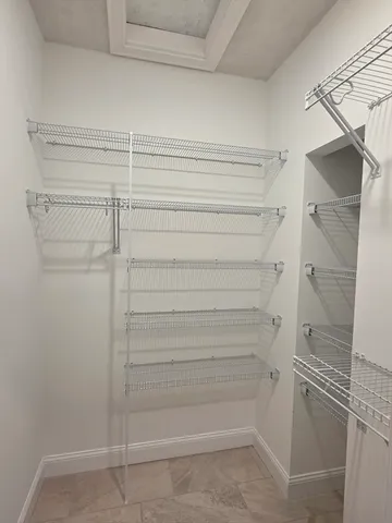 a view of walk in closet