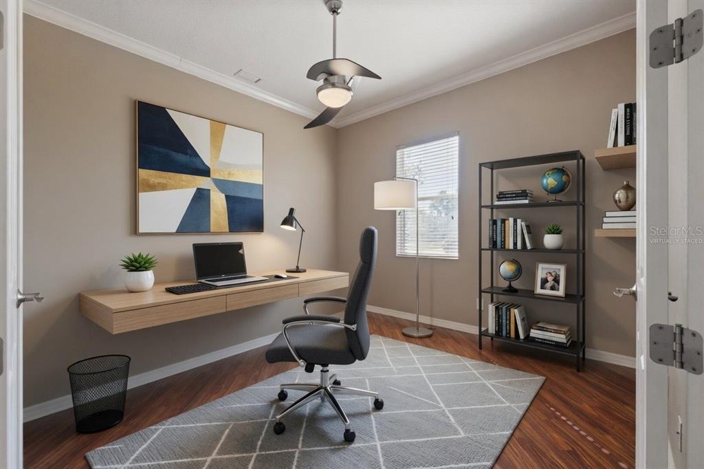 12150 Mapleridge Drive Parrish, FL 34219 - Photo 13 of 45 a view of a workspace with furniture and a window