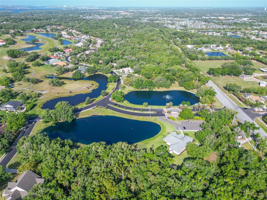 12150 Mapleridge Drive Parrish, FL 34219 - Photo 41 of 45 an aerial view of residential house with outdoor space and swimming pool