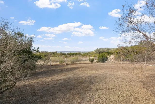 a view of an outdoor space with mountain view