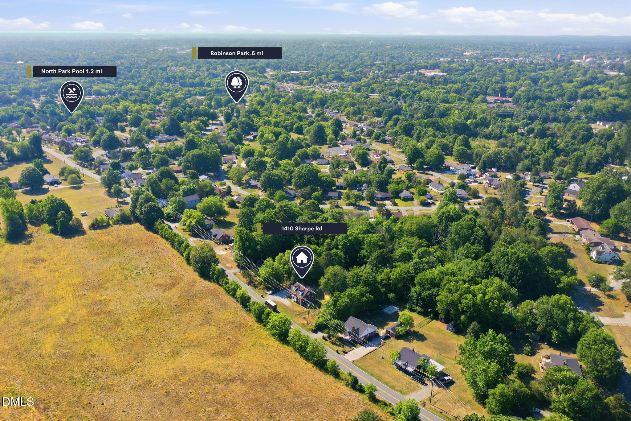 1410 Sharpe Road Burlington, NC 27217 - Photo 38 of 42 3-web-or-mls-3-print-DJI_0495_edit-pin c