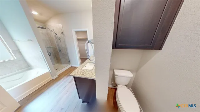 a view of an outdoor space and tennis court