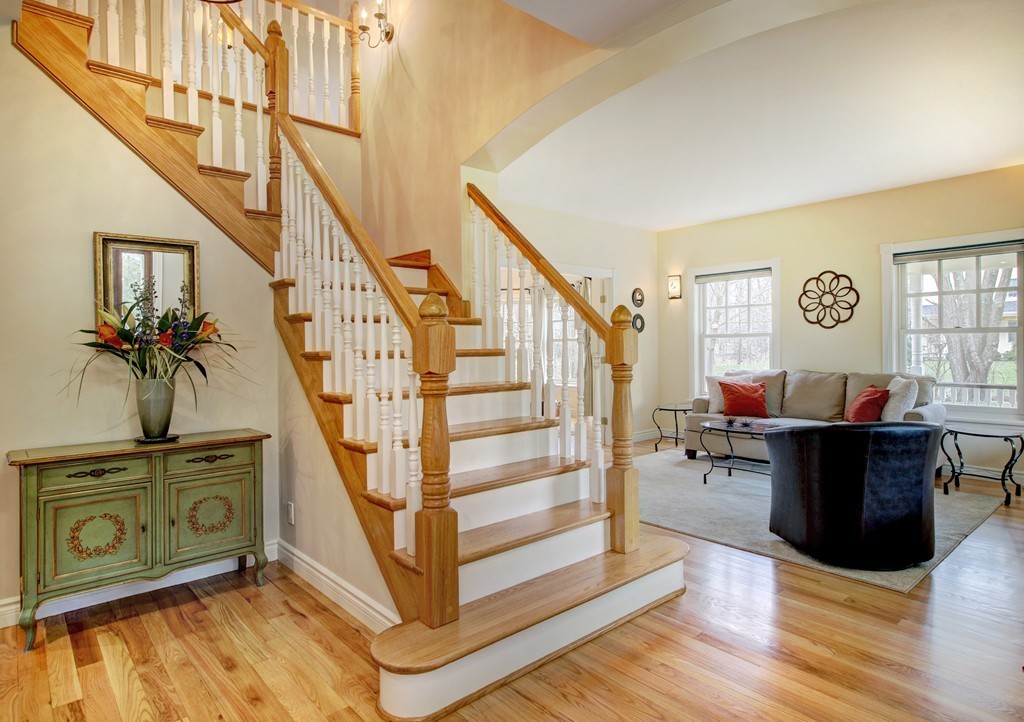 6 Douglas Road Lexington, MA 02420 - Photo 4 of 30 a view of entryway livingroom and hall with wooden floor