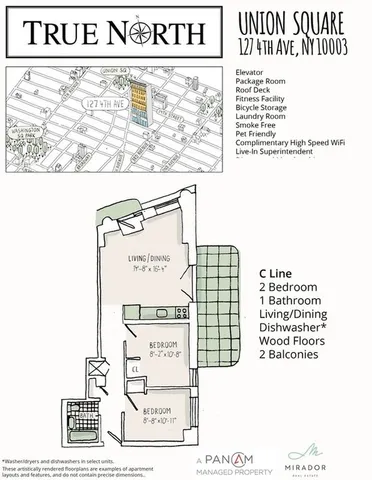 $6,000 | 127 4th Avenue, Unit 6C | Greenwich Village