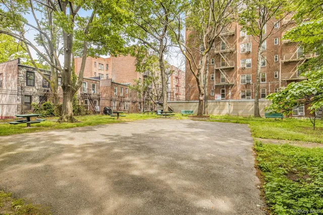 a view of city with tall buildings
