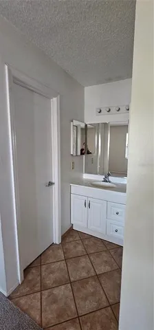 a view of a small space with a window