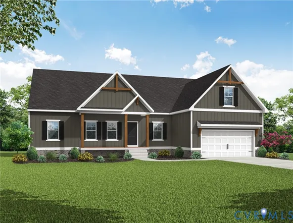 front view of house with a yard