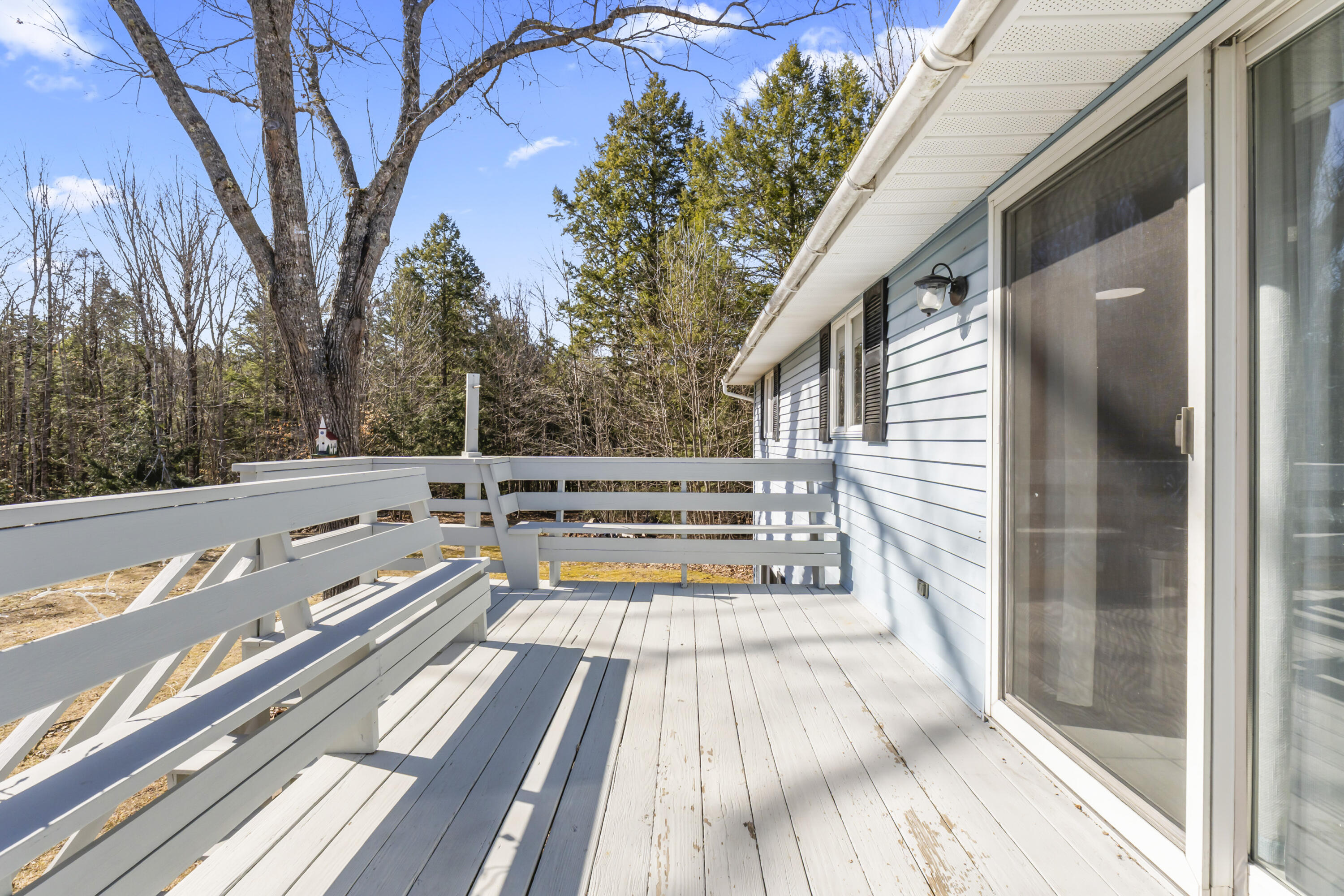 1072 Middle Road Woolwich, ME 04579 - Photo 9 of 59 Beautiful deck with built in benches