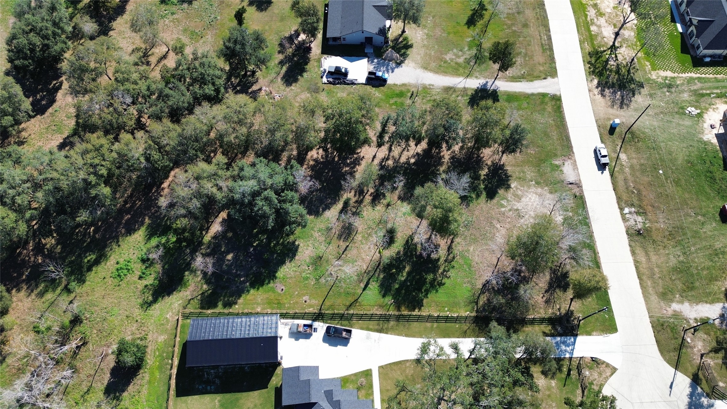 4607 Shadow Pond Lane Alvin, TX 77511 - Photo 4 of 12 an aerial view of residential house with outdoor space