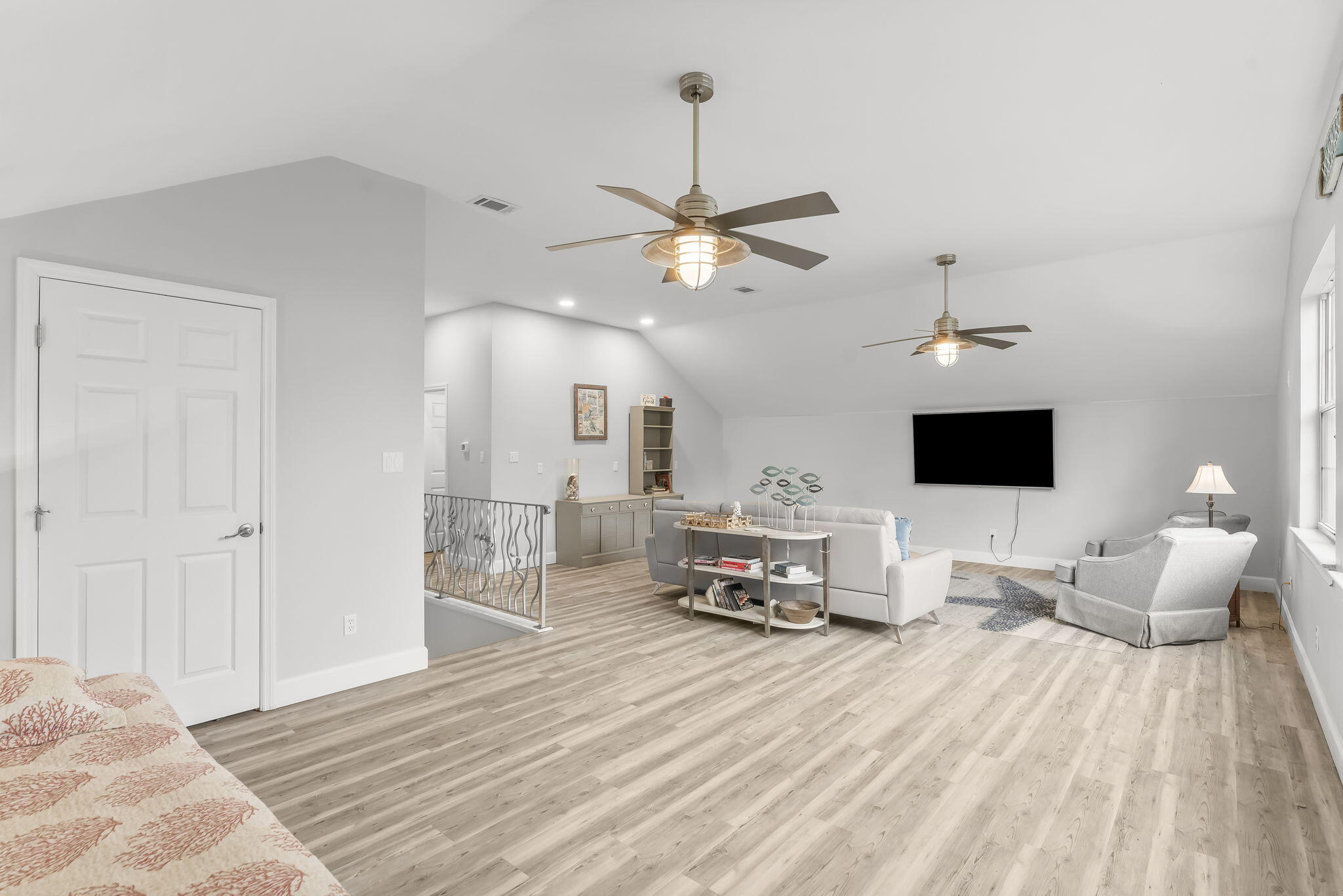 193 Portland Park Road Freeport, FL 32439 - Photo 35 of 62 a living room with furniture and a flat screen tv