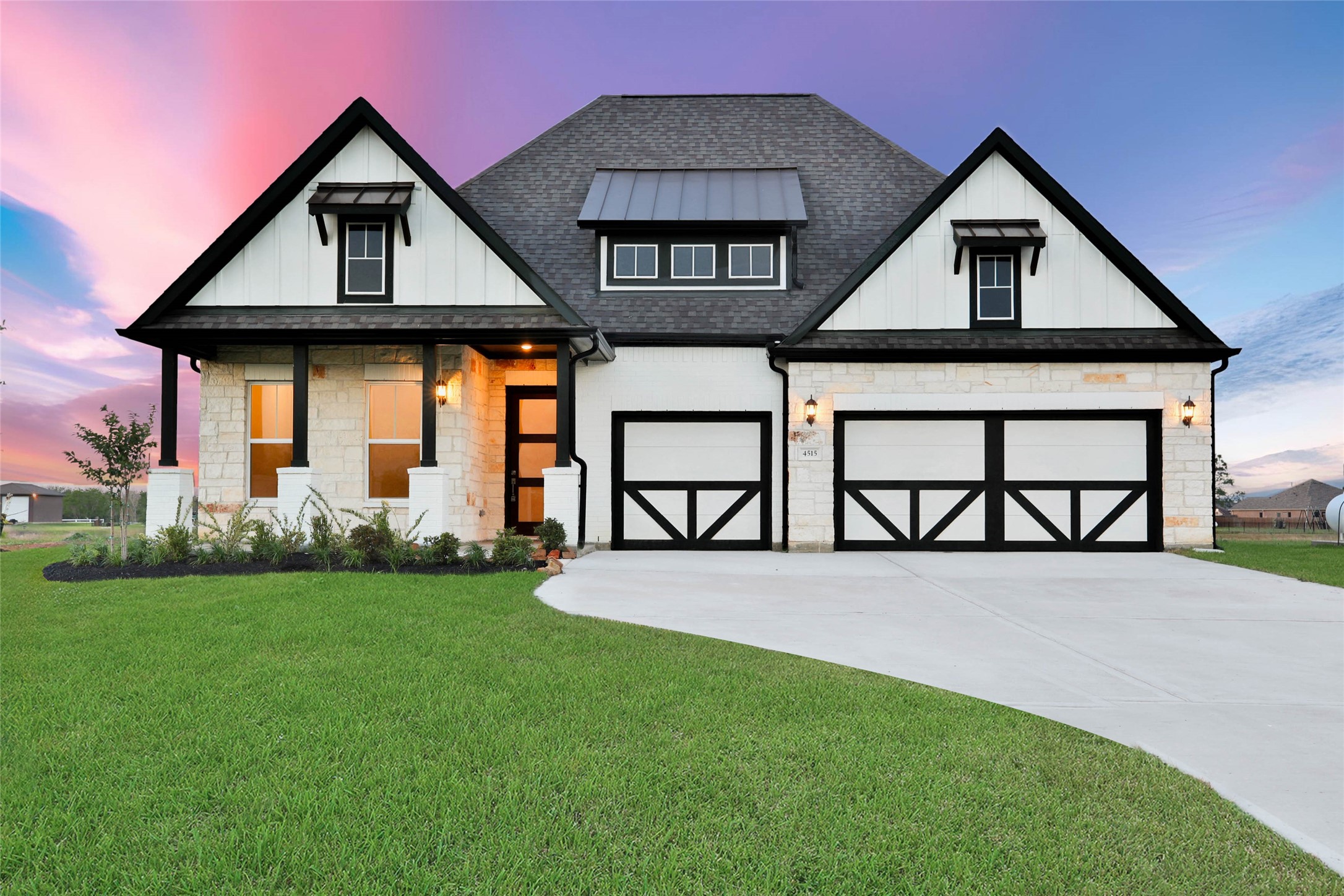 4515 Magnolia Bend Drive Rosharon, TX 77583 - Photo 1 of 46 a view of front of house with a yard