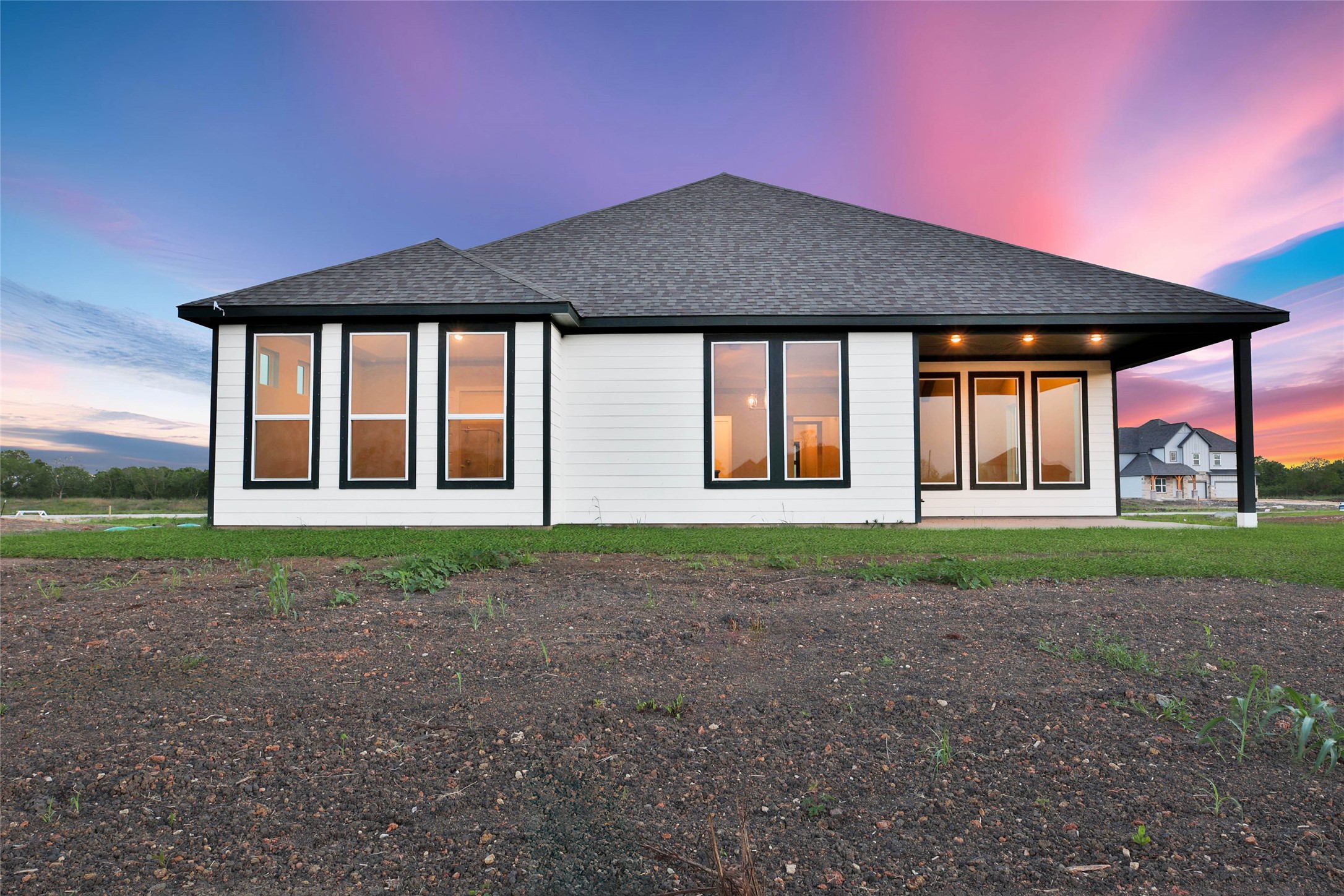 4515 Magnolia Bend Drive Rosharon, TX 77583 - Photo 40 of 46 a front view of a house with garden