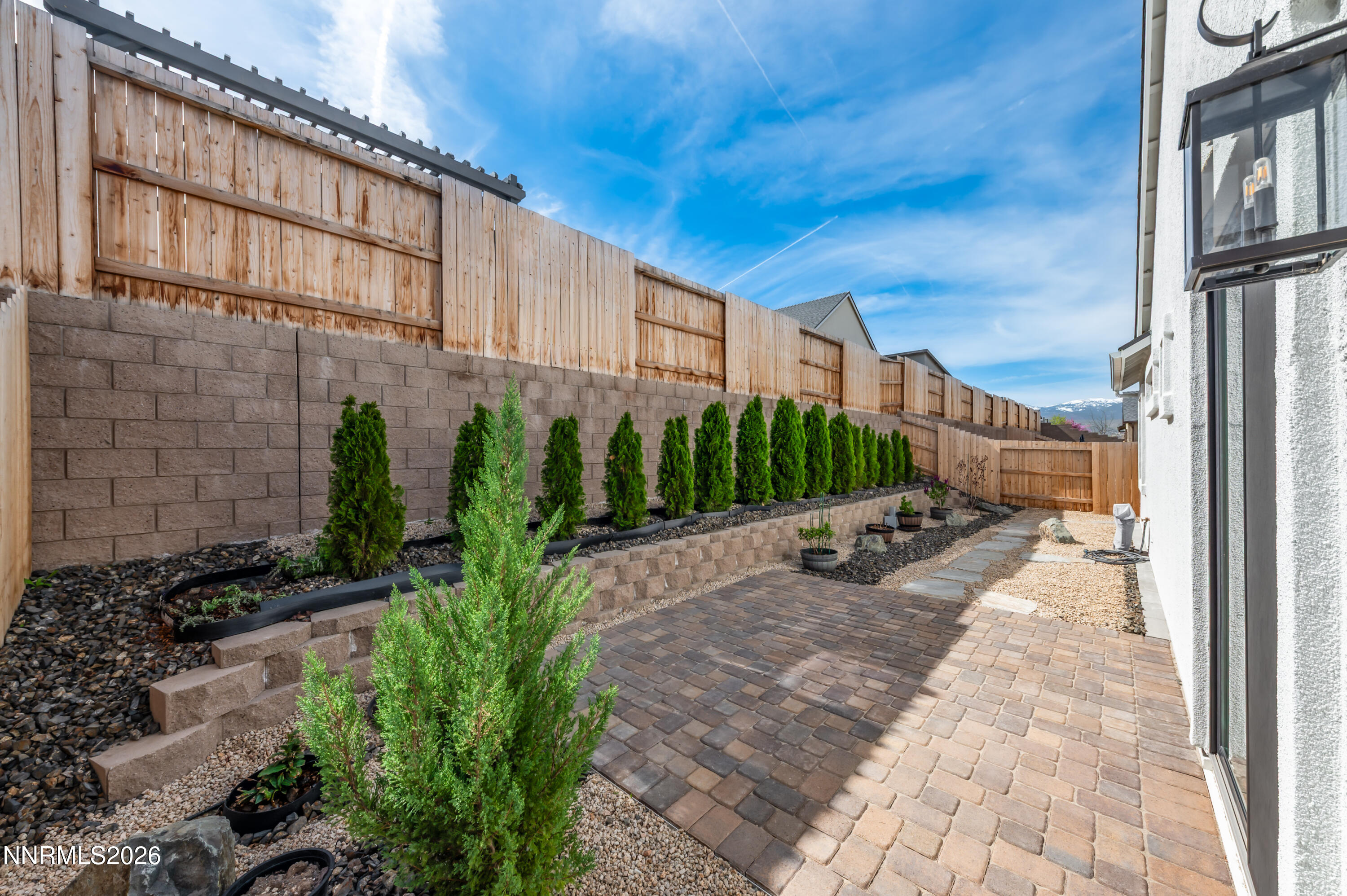 2402 Iron Square Drive Reno, NV 89521 - Photo 24 of 30 a view of a pathway both side of house