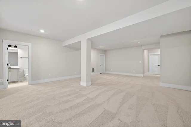 a view of an empty room