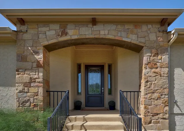 a close view of a fireplace