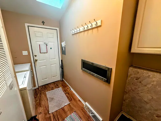 a view of a house with a deck