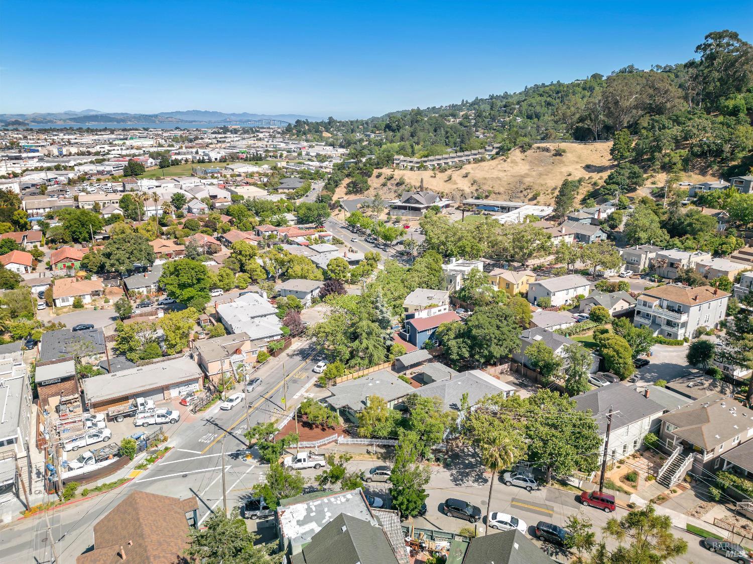 7 Bayview Street San Rafael, CA 94901 - Photo 59 of 79 an aerial view of residential building with parking space