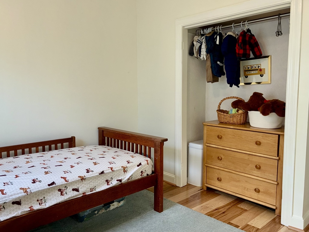 314 Amory Street, Unit 3 Boston, MA 02130 - Photo 16 of 19 a bedroom with a bed and a closet