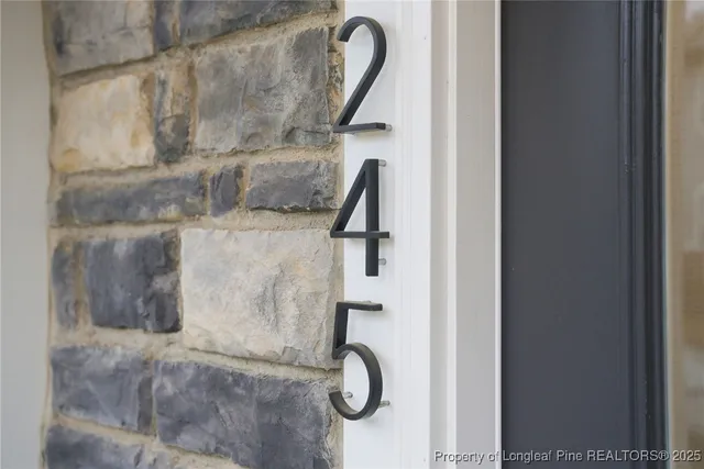 a close view of stair and mirror