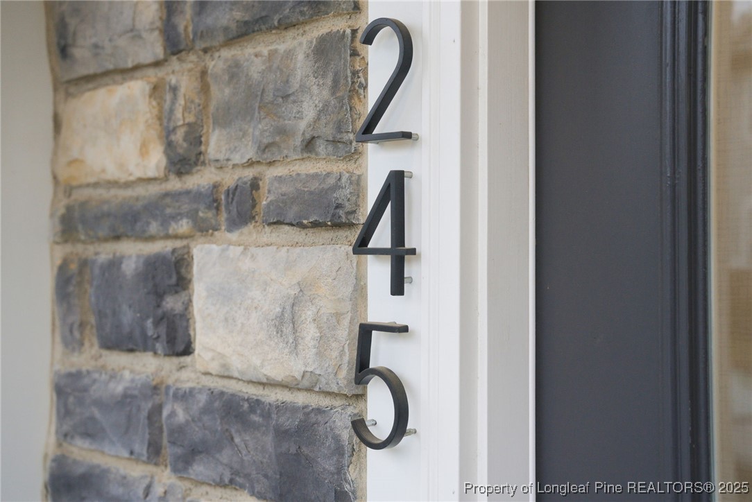 245 Ribbon Rail Street Fuquay-Varina, NC 27526 - Photo 6 of 43 a close view of stair and mirror
