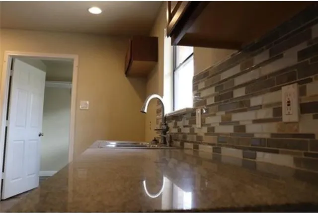 a close view of sink