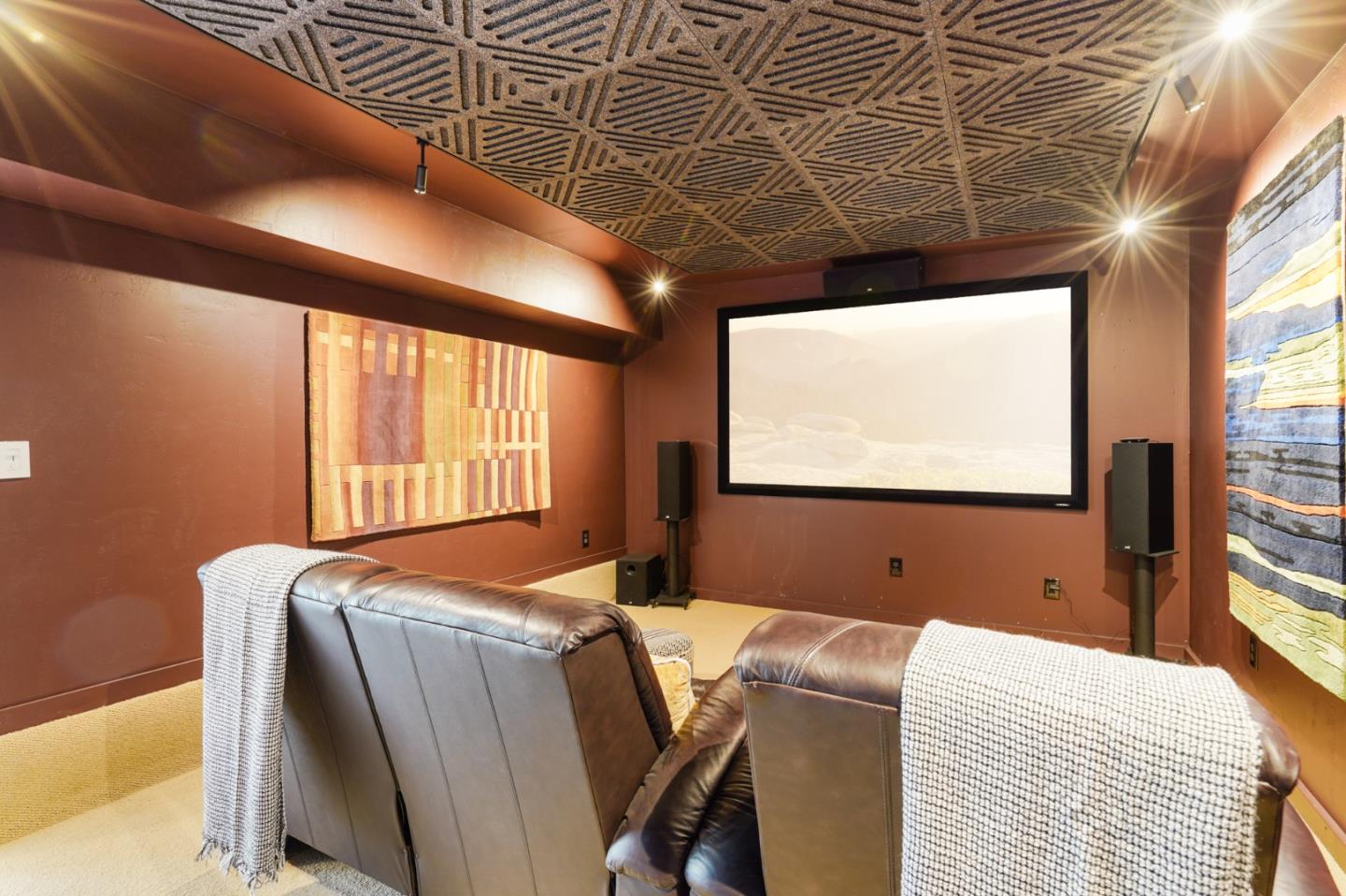 732 Knoll Drive San Carlos, CA 94070 - Photo 46 of 55 a room with projector and a window