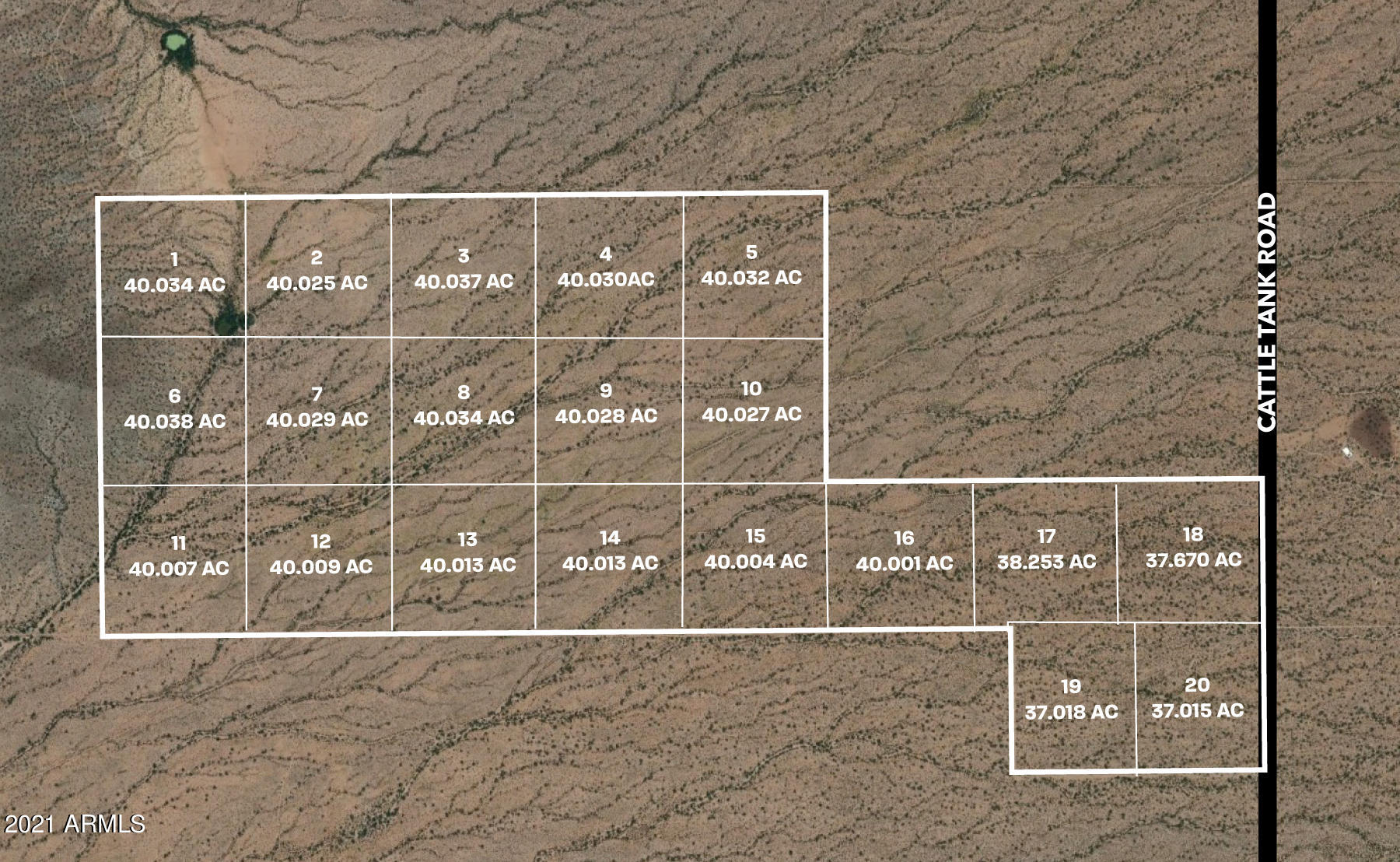 790 South Cattle Tank Road Marana, AZ 85658 - Photo 3 of 28 plat-map_cattle-tank