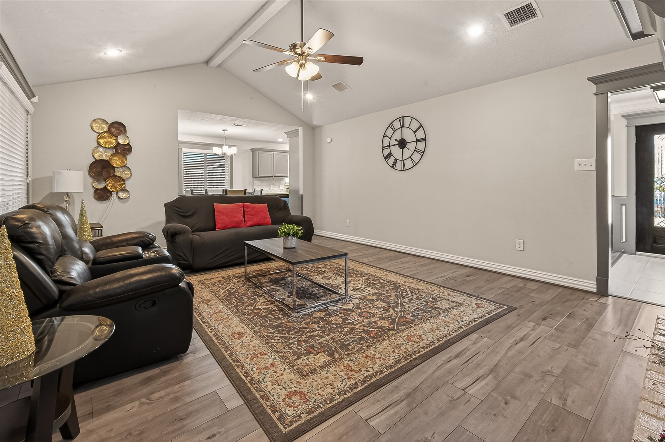 15206 Ridingwood Drive Houston, TX 77489 - Photo 15 of 43 a living room with furniture and a rug