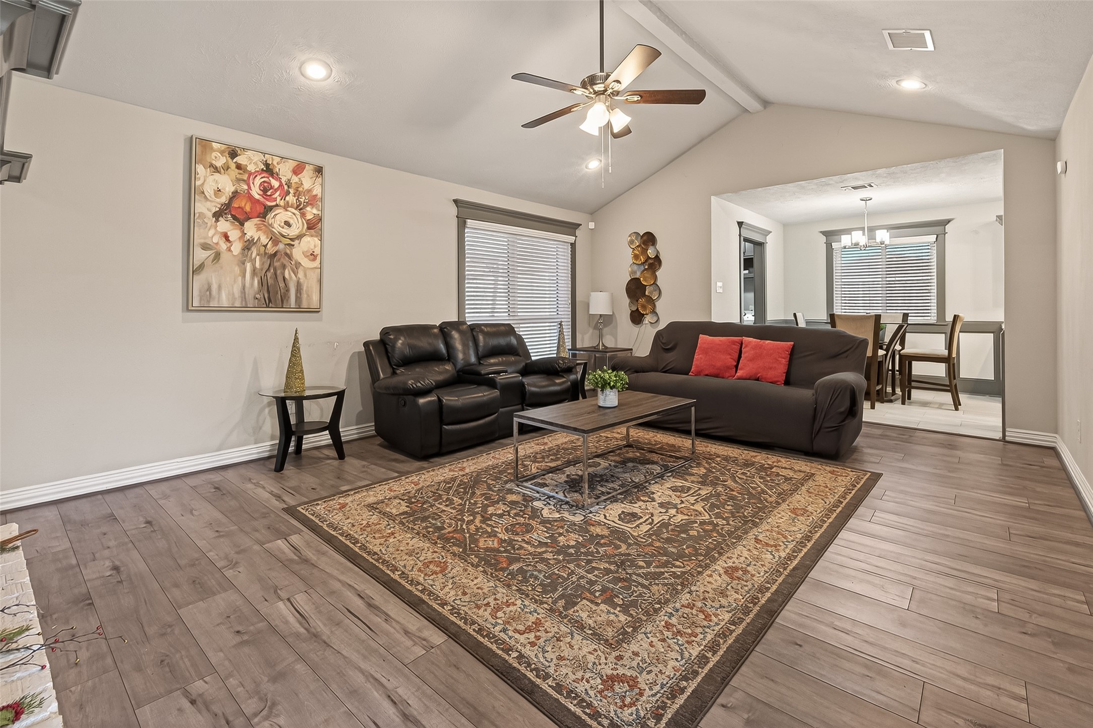 15206 Ridingwood Drive Houston, TX 77489 - Photo 16 of 43 a living room with furniture and a rug