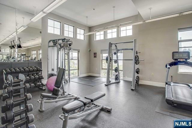 26 Ave At Port Imperial, Unit 307 West New York, NJ 07093 - Photo 12 of 25 a view of a room with gym equipment