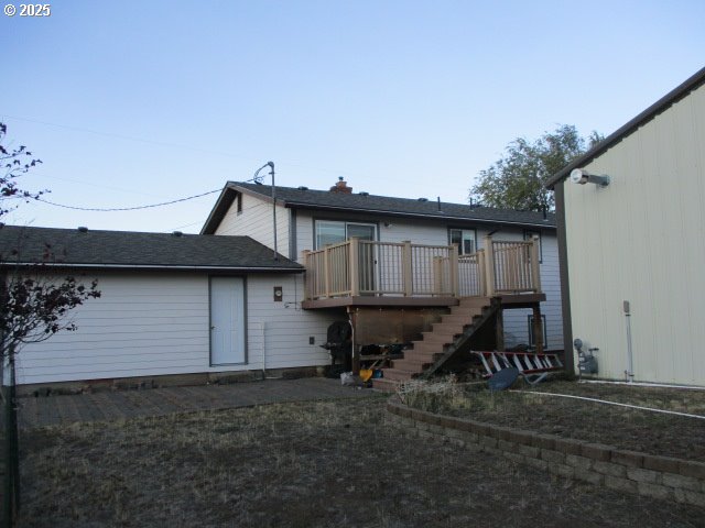 558 East Fulton Street Union, OR 97883 - Photo 22 of 41 a view of a house with backyard and entertaining space