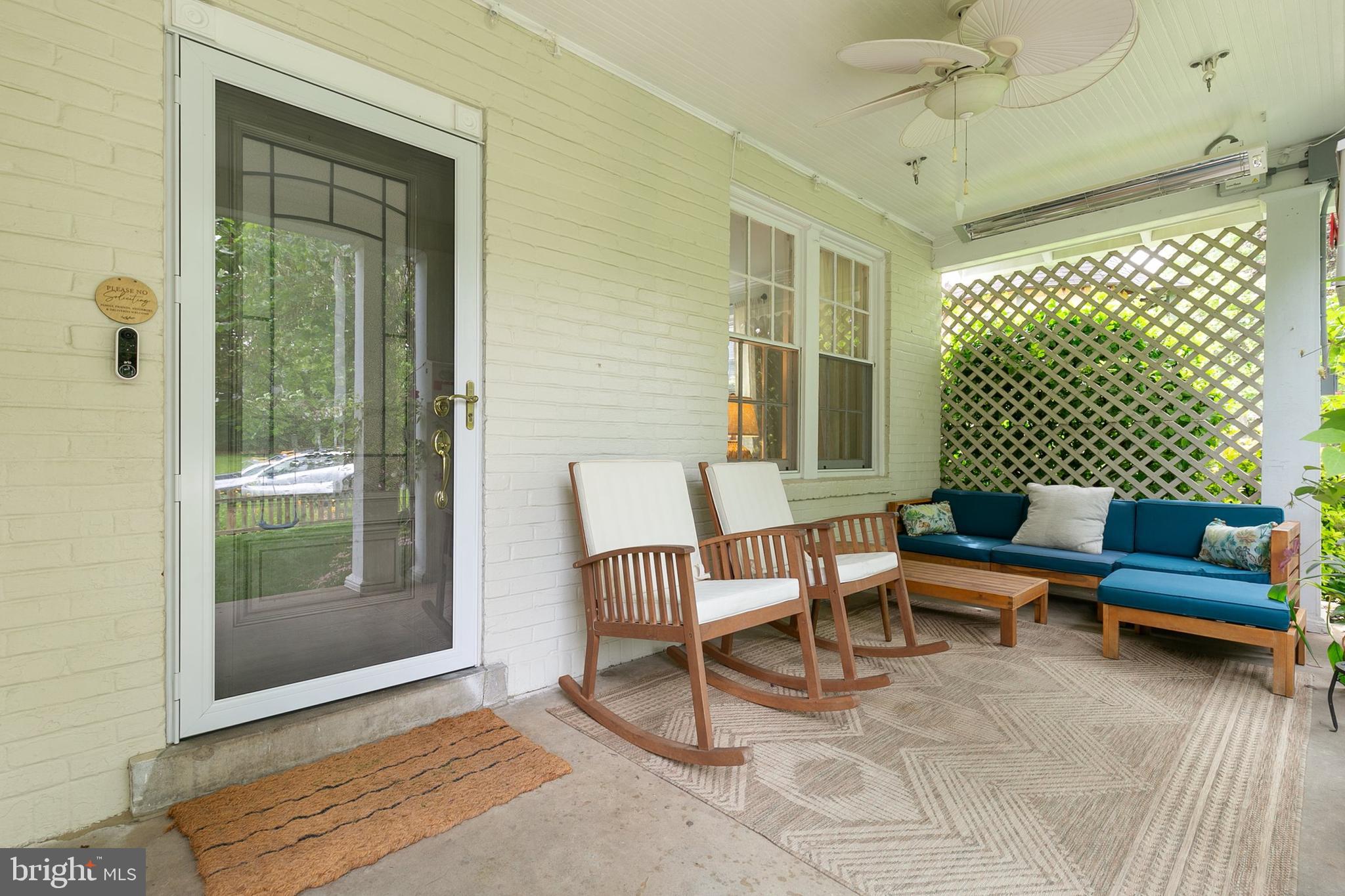 8601 Mayfair Place Silver Spring, MD 20910 - Photo 6 of 63 a outdoor living space with furniture and a window