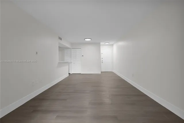 a view of an empty room