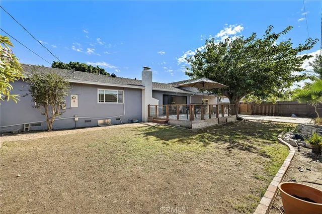 a view of a outdoor space with a patio