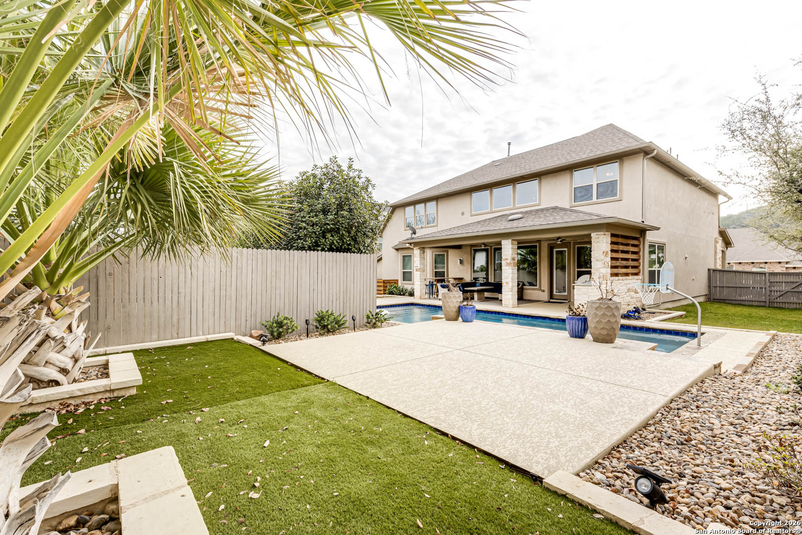 17419 Hillsedge Road San Antonio, TX 78257 - Photo 53 of 57 a view of a house with pool and sitting area
