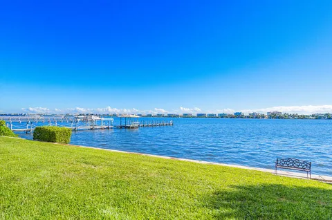 a view of a ocean with boats in the ocean