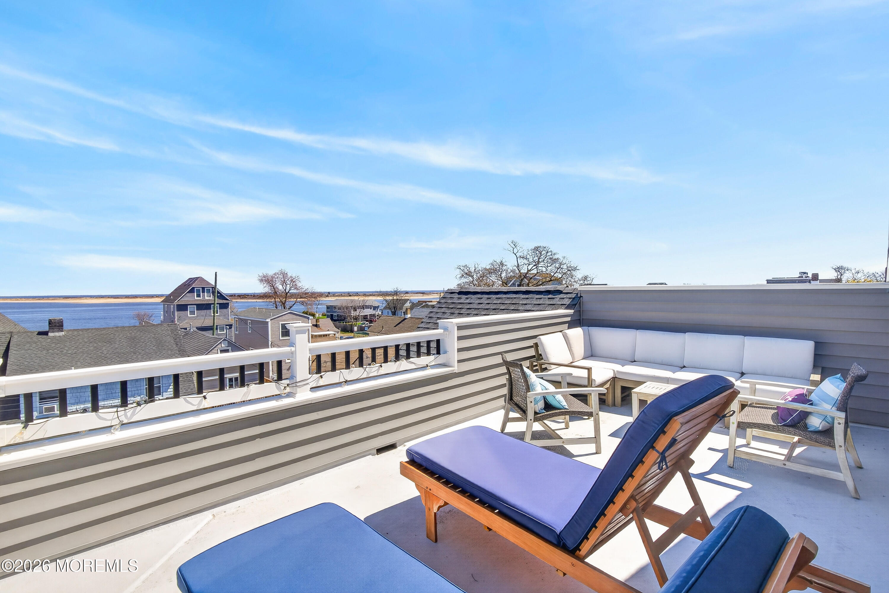 27 5th Street Highlands, NJ 07732 - Photo 54 of 62 a view of a balcony with chairs