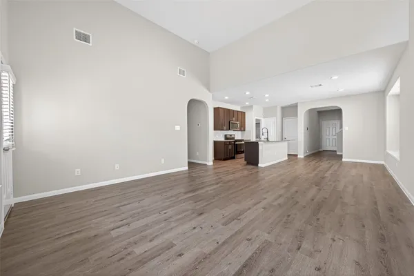 wooden floor in an empty room
