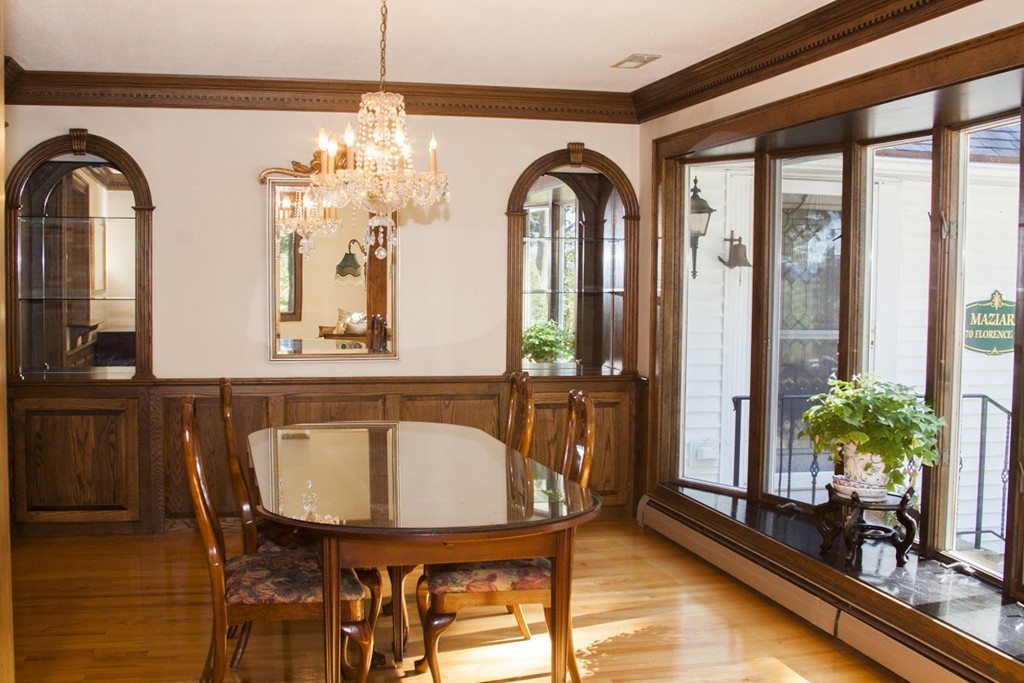 1170 Florence Road Northampton, MA 01062 - Photo 16 of 25 a view of a balcony with furniture and chandelier