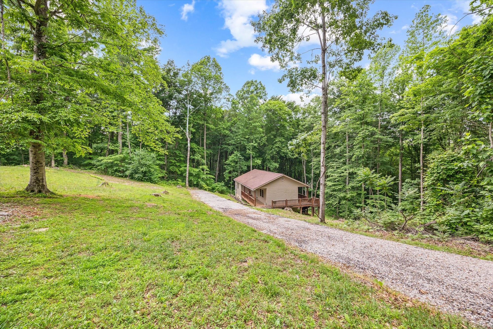 1103 Boles Beaty Road Alpine, TN 38543 - Photo 16 of 24 a view of a backyard
