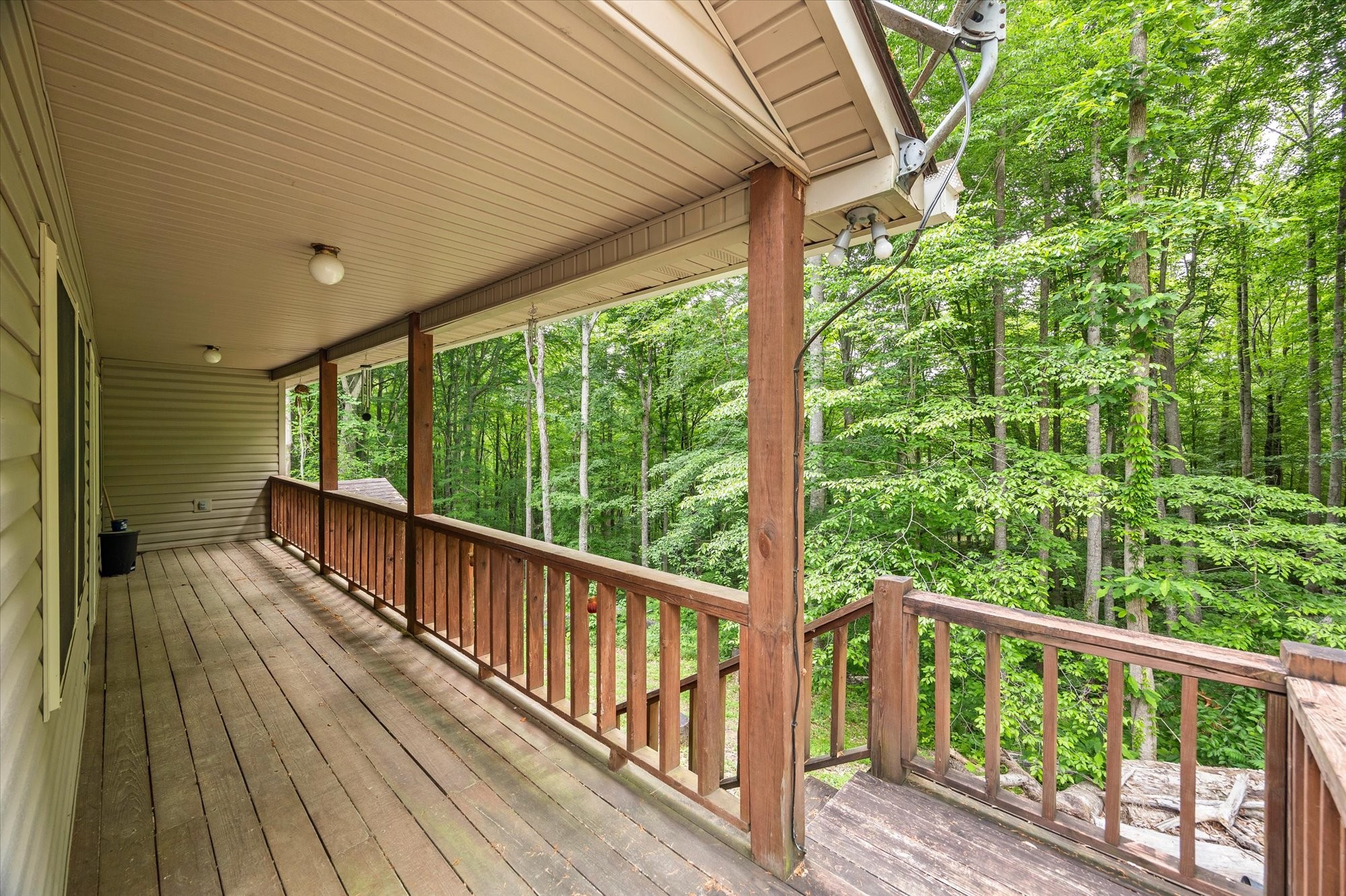 1103 Boles Beaty Road Alpine, TN 38543 - Photo 3 of 24 a view of balcony with wooden floor