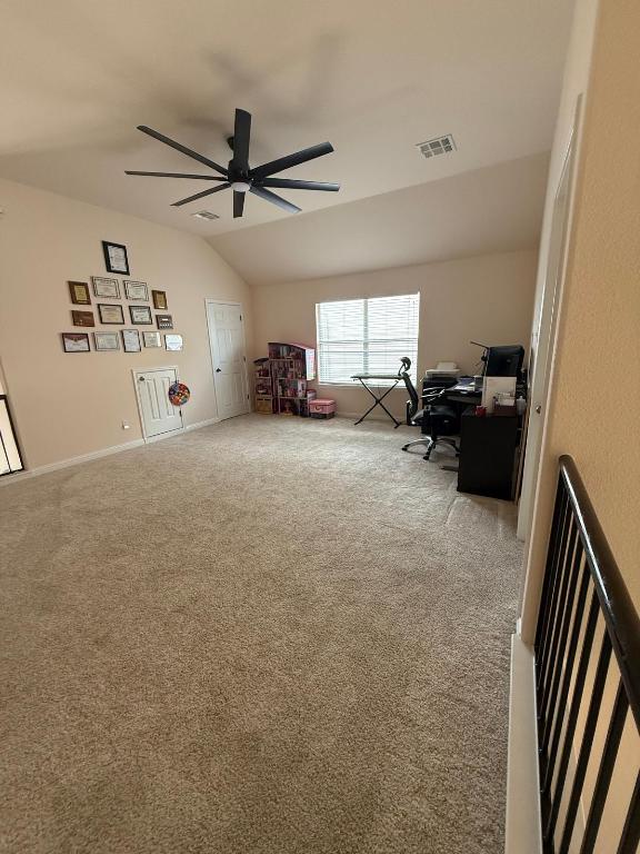 19413 Bridie Path Pflugerville, TX 78660 - Photo 25 of 26 a view of a livingroom with furniture and a ceiling fan