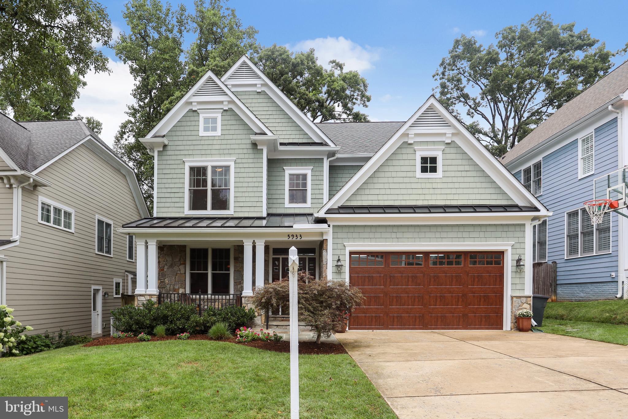 5933 Anniston Road Bethesda, MD 20817 - Photo 1 of 53 Front elevation