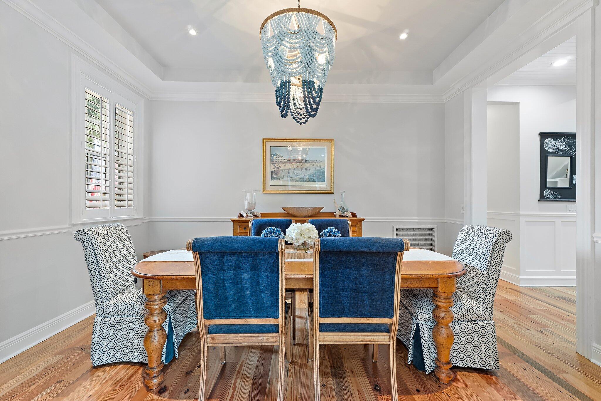 136 Via Catalunha Jupiter, FL 33458 - Photo 14 of 64 a view of a dining room with furniture window and wooden floor
