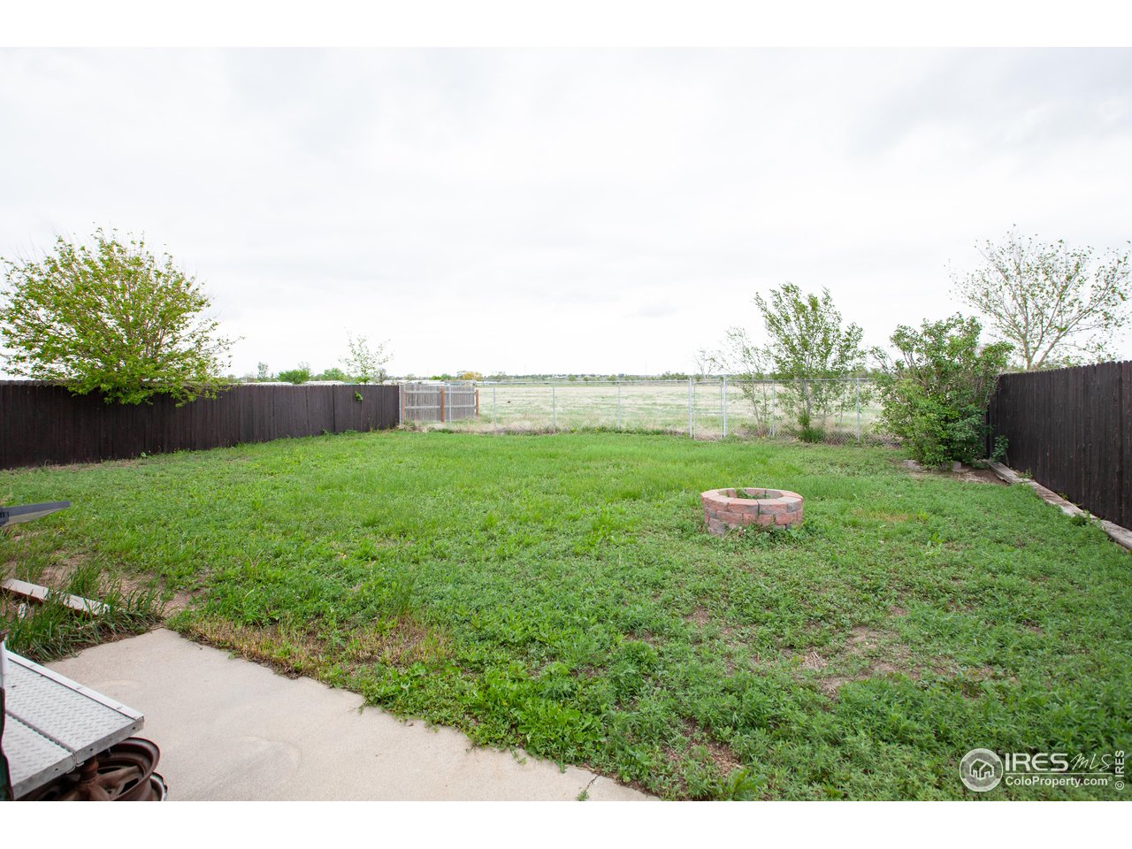 538 California Street Sterling, CO 80751 - Photo 32 of 33 a backyard of a house with plants and large trees
