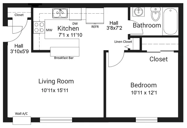 a view of a hallway view with wooden floor and staircase