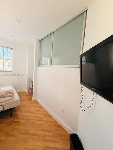 a view of a lake with a outdoor space