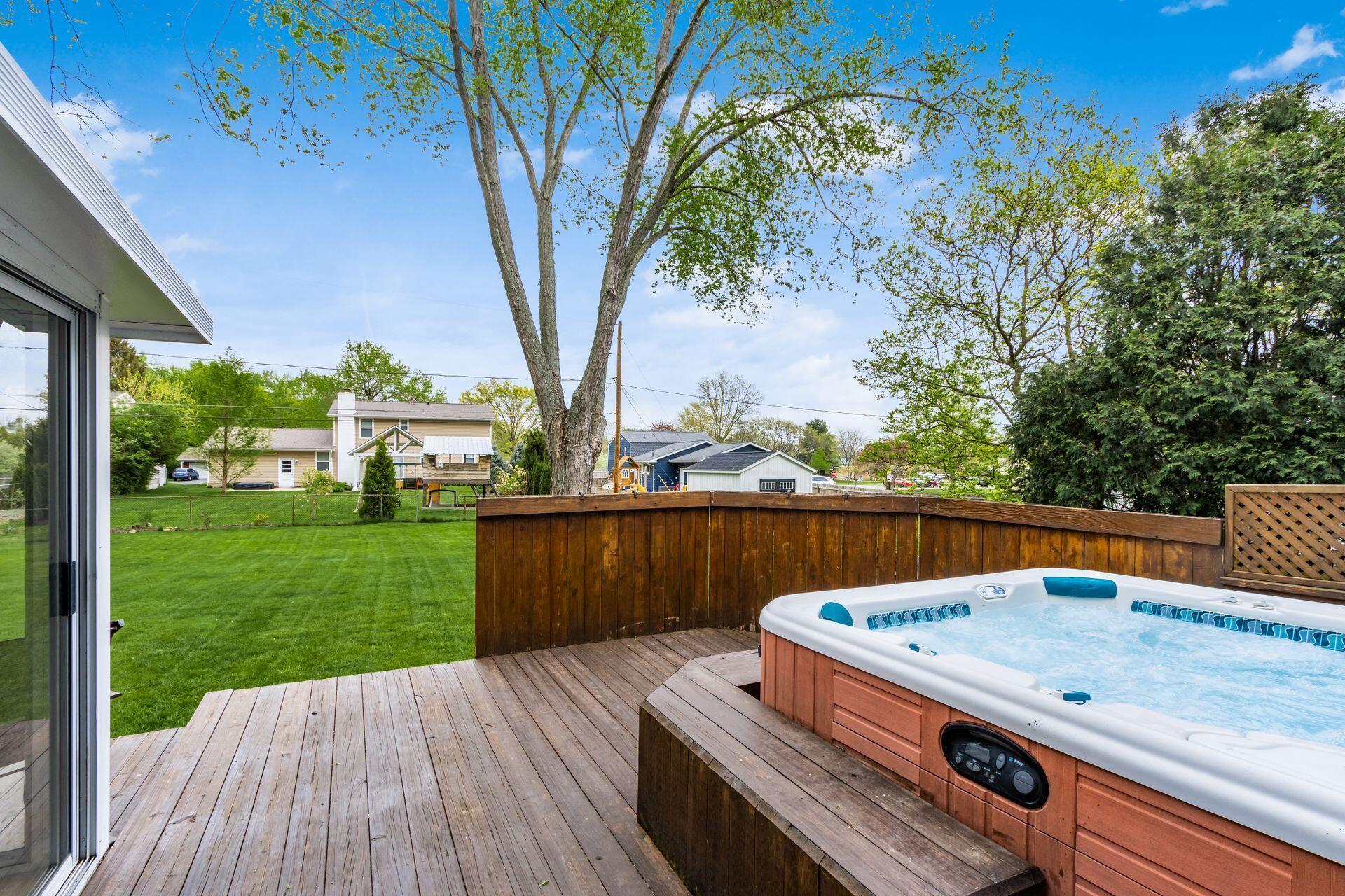 2404 Merbrook Road Columbus, OH 43235 - Photo 48 of 55 Deck & Hot Tub